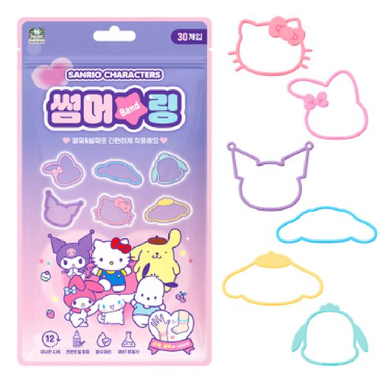   【預訂】韓國直送 Sanrio 角色防蚊造型矽膠手環圈 
