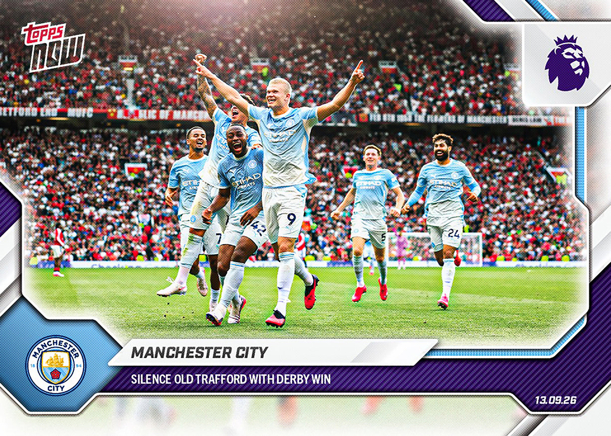 Manchester City - 2026-27 Premier League Topps NOW® #Card 29【團購】