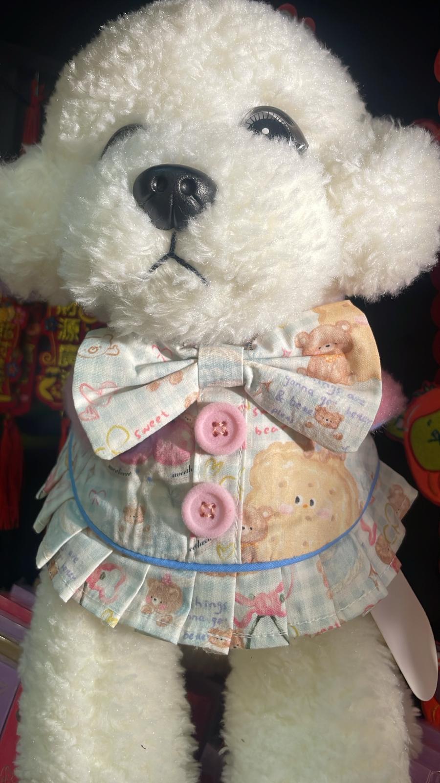 可愛泰迪熊造型毛絨玩具