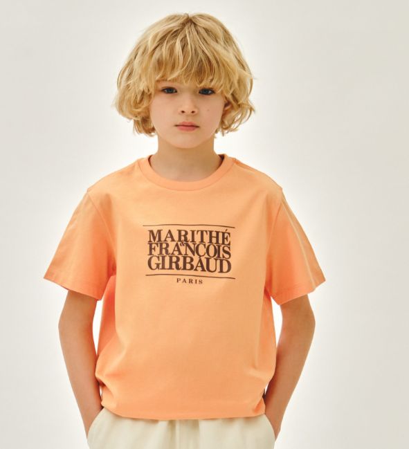 Ⓜ️ fg kids款 classic logo tee 折扣優惠 Pink / sky/ navy / black / orange Size 100-150