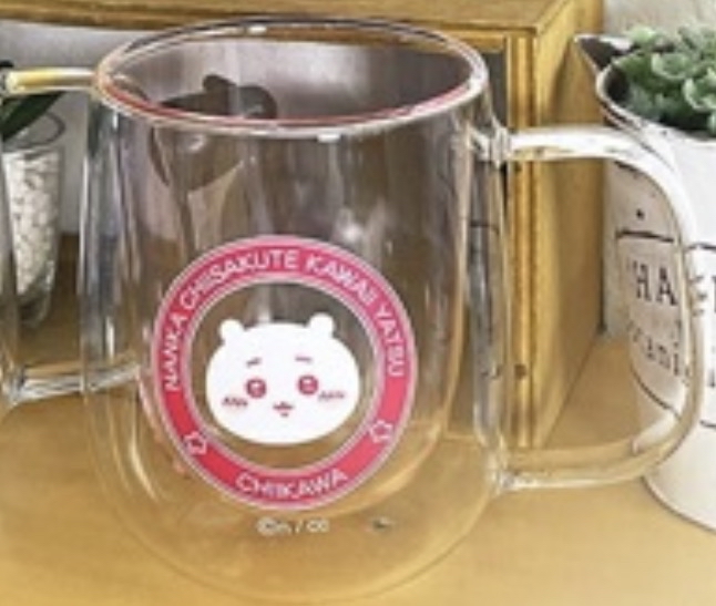 Chiikawa chii仔 雙層耐熱玻璃杯