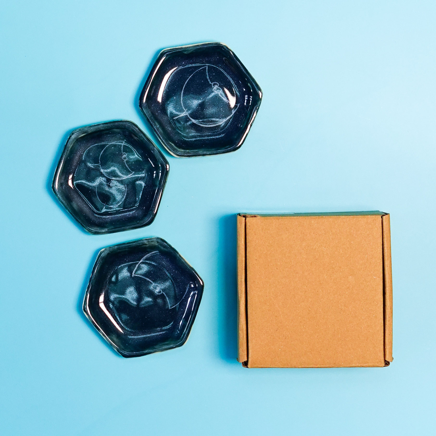 【魔鬼魚系列】魔鬼魚小碟套裝 (藍系) (MC-MR04)