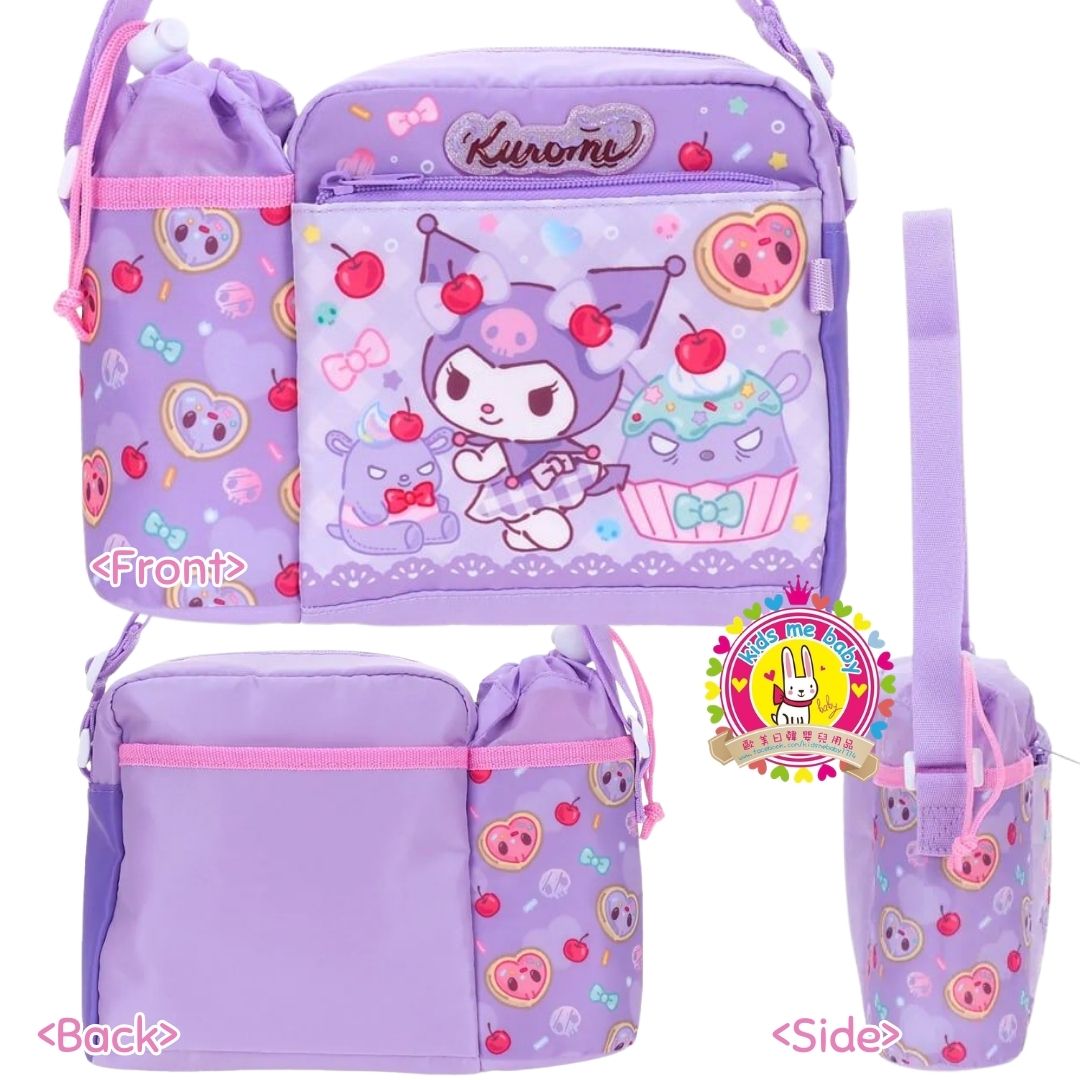 Kuromi 酷洛米 小童斜揹袋連水樽格 小息袋 9-8321-9 ⭐