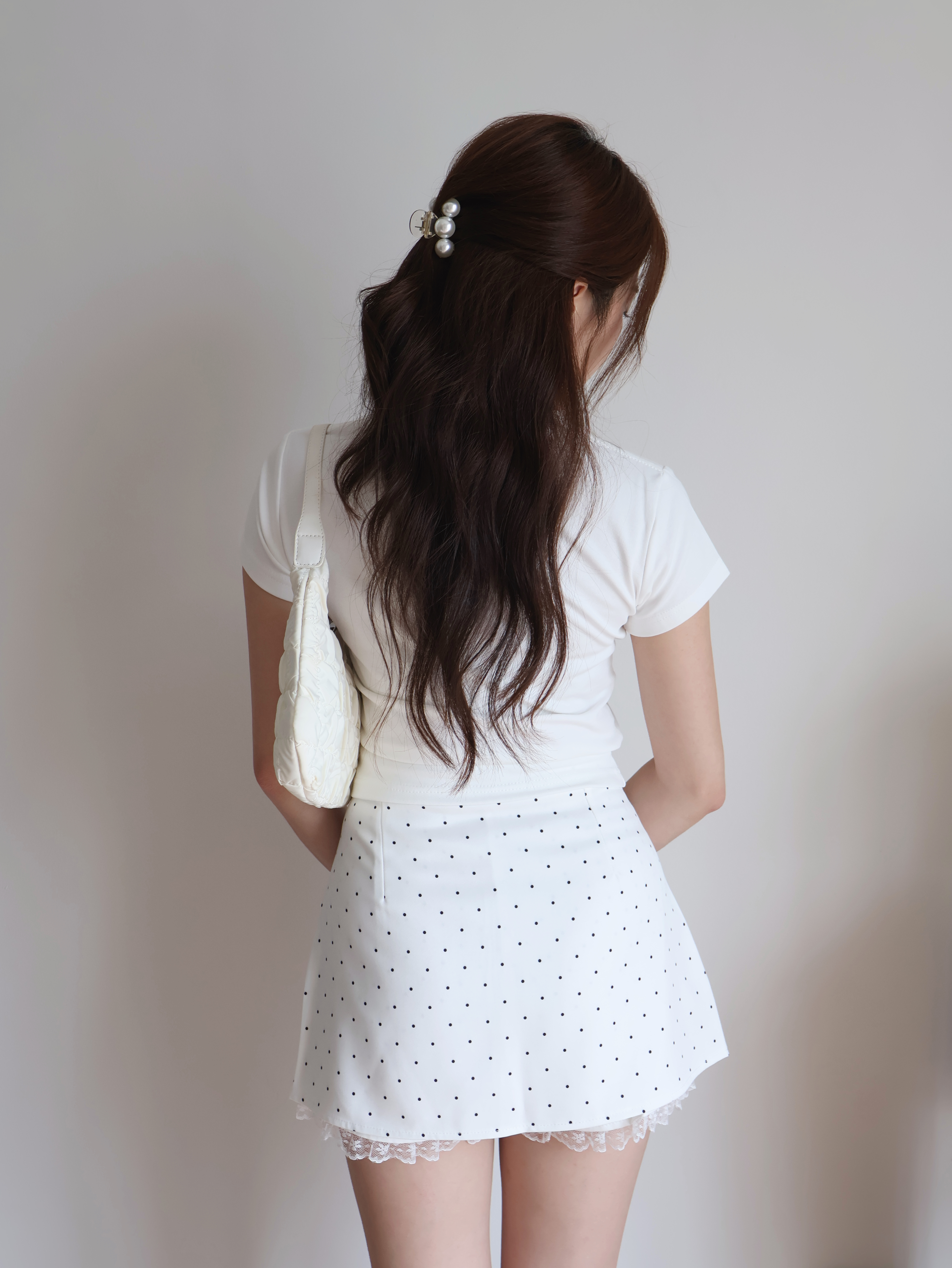 Evie Pokal Skirt | White