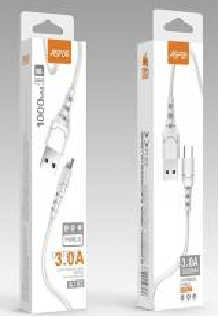 ASPOR A101 CABLE 3.0A 1.0M IPHONE-CABLE CABLE:3.0A 1.0M