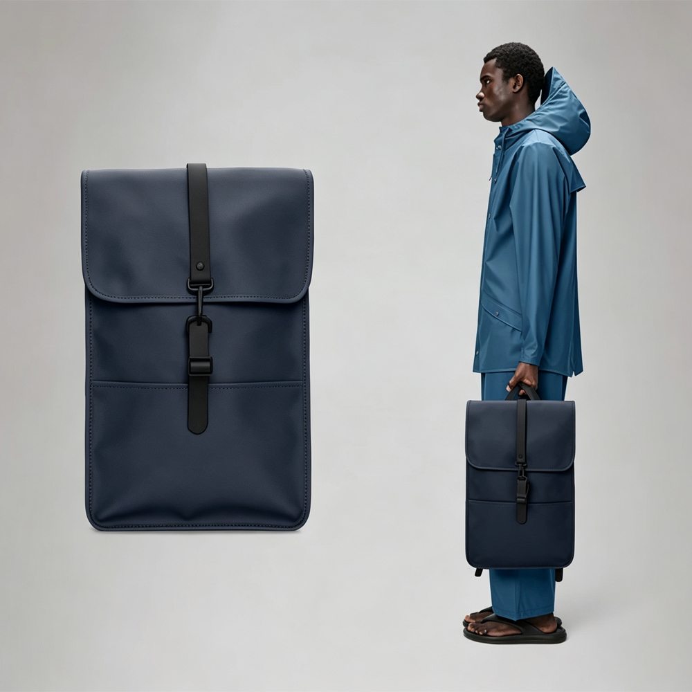 Rains Backpack Large | Rains Backpack Large 經典防水長方型背包