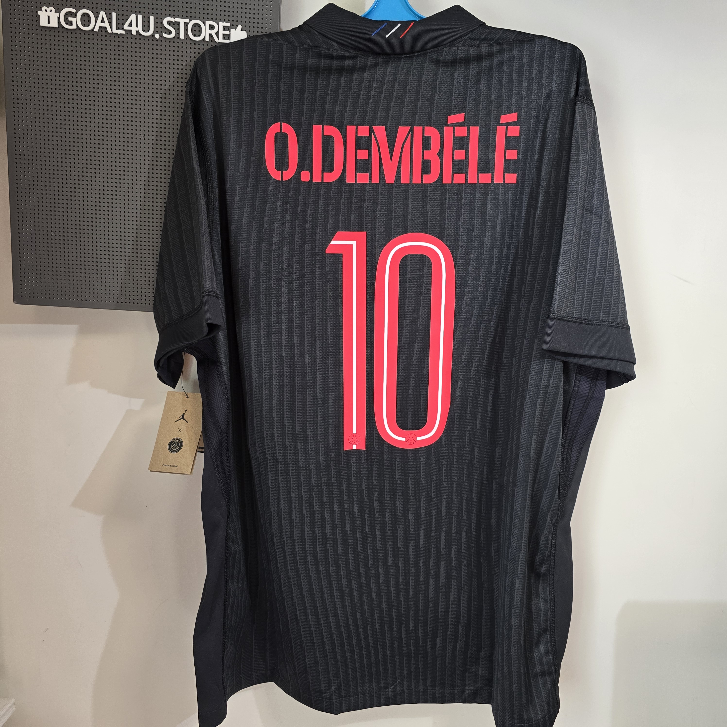 Nike PSGxJordan 巴黎聖日門 2025-26 Dri-FIT 四客球員版球衣 (可加印字章) HQ4208