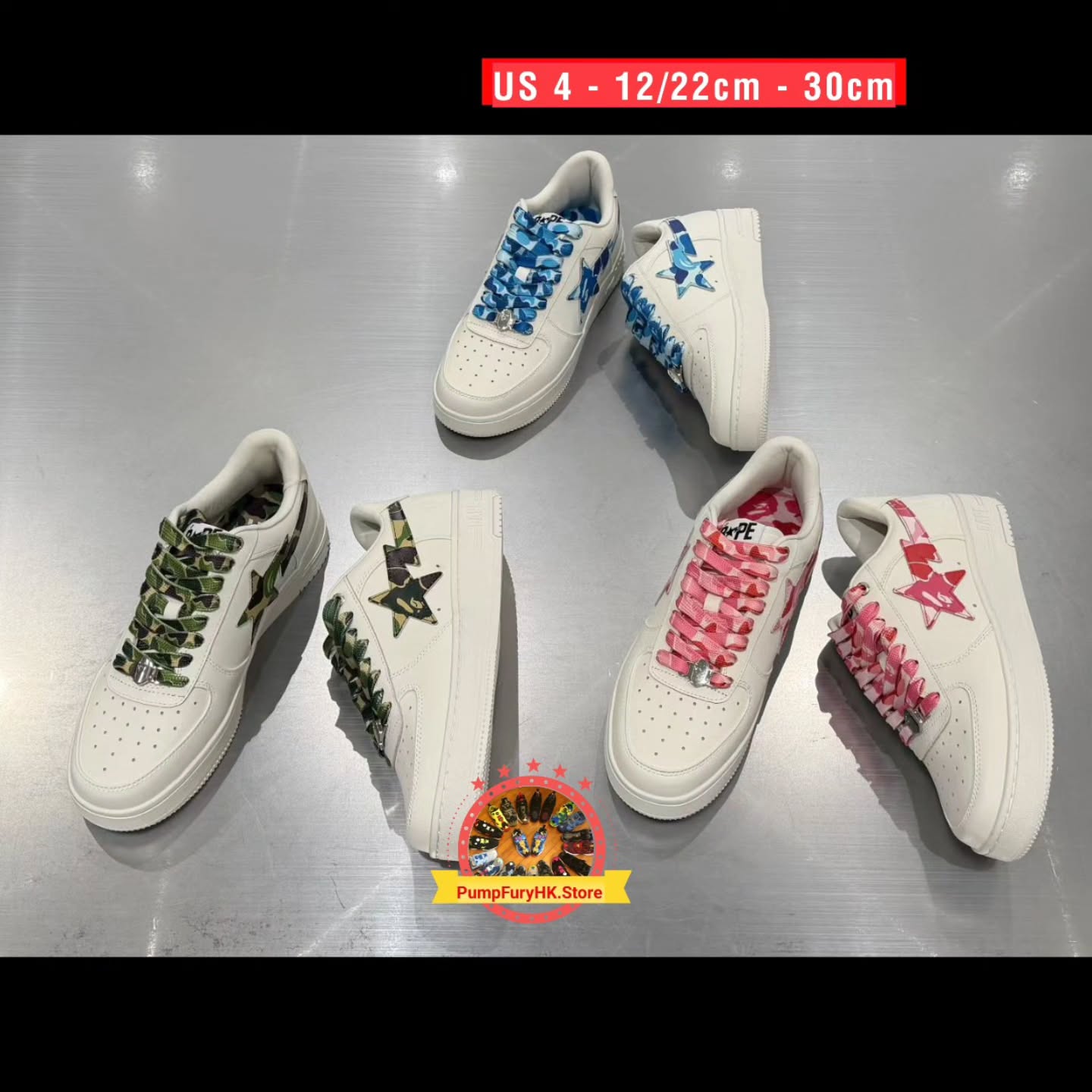 3.7 BAPE STA ABC CAMO Collection **MESSAGE FIRST/先查詢貨存**