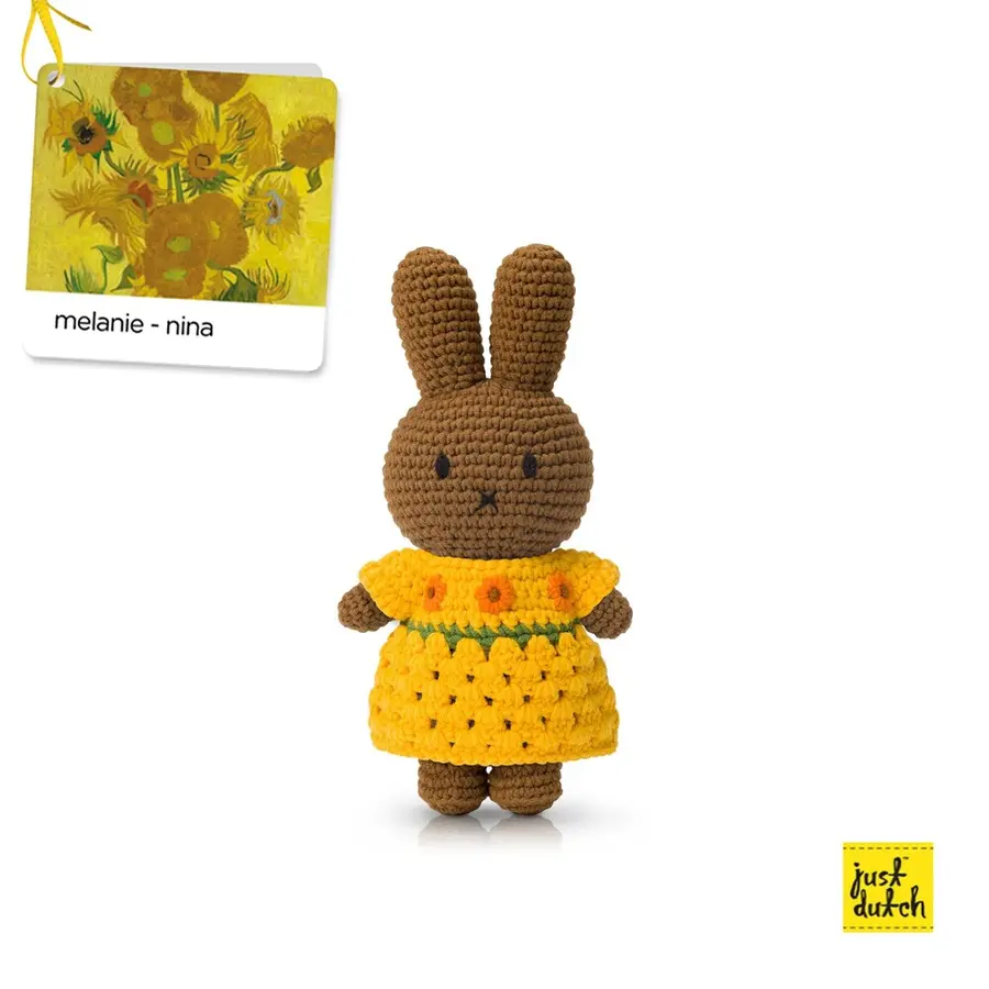 📦訂購 台灣代購 荷蘭 Just Dutch 手工編織 米菲 Miffy Melanie 新向日葵洋裝 公仔