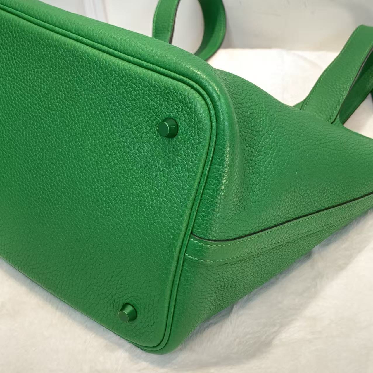 【絕版門市最後一個竹子綠色】Hermes picotin 22菜籃子 竹子綠