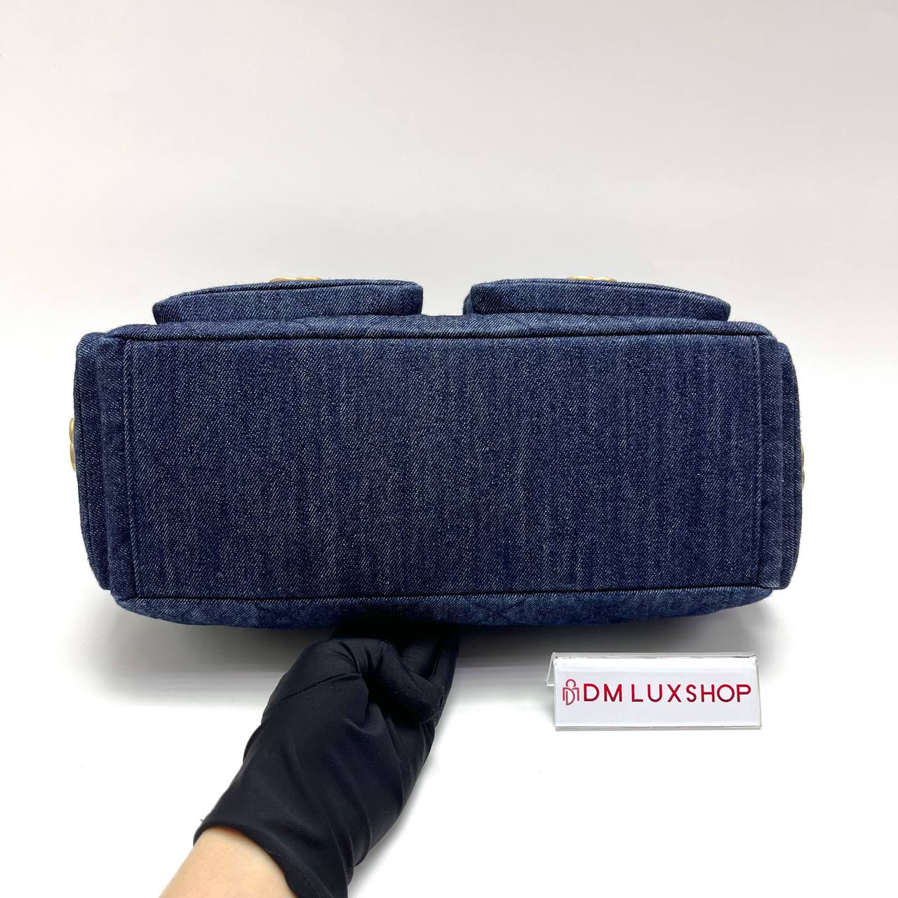 Chanel 25C Blue Denim Hobo Bag GHW (Microchip)