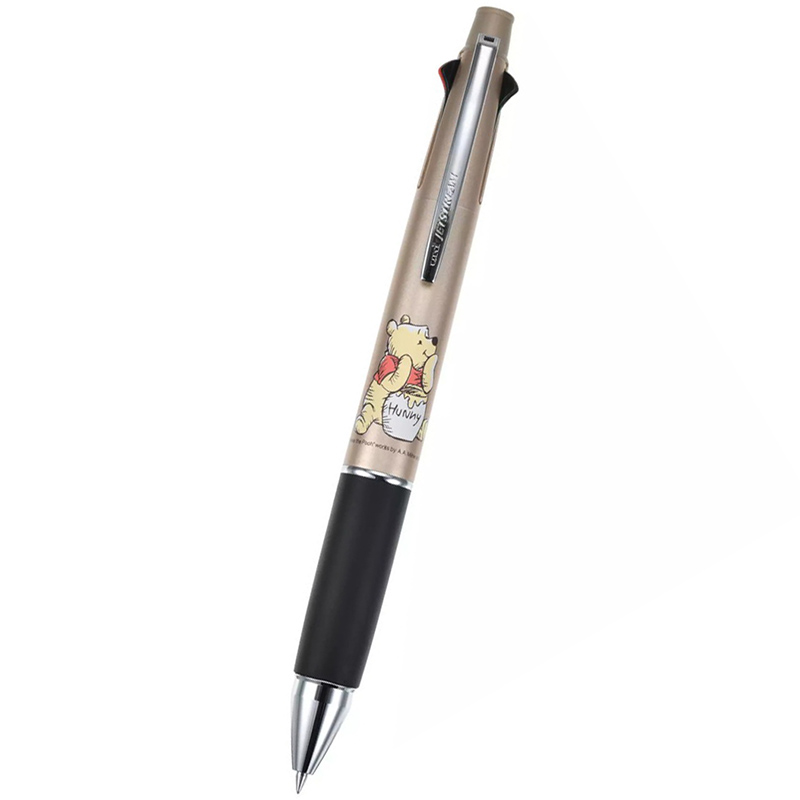 現貨｜【日本 Disney Store 限定】 Winnie the Pooh 小熊維尼 Disney 日本製 uni Jetstream 4&1 多功能 5用筆 0.5mm 4色原子筆 + 0.5mm 鉛芯筆 823440