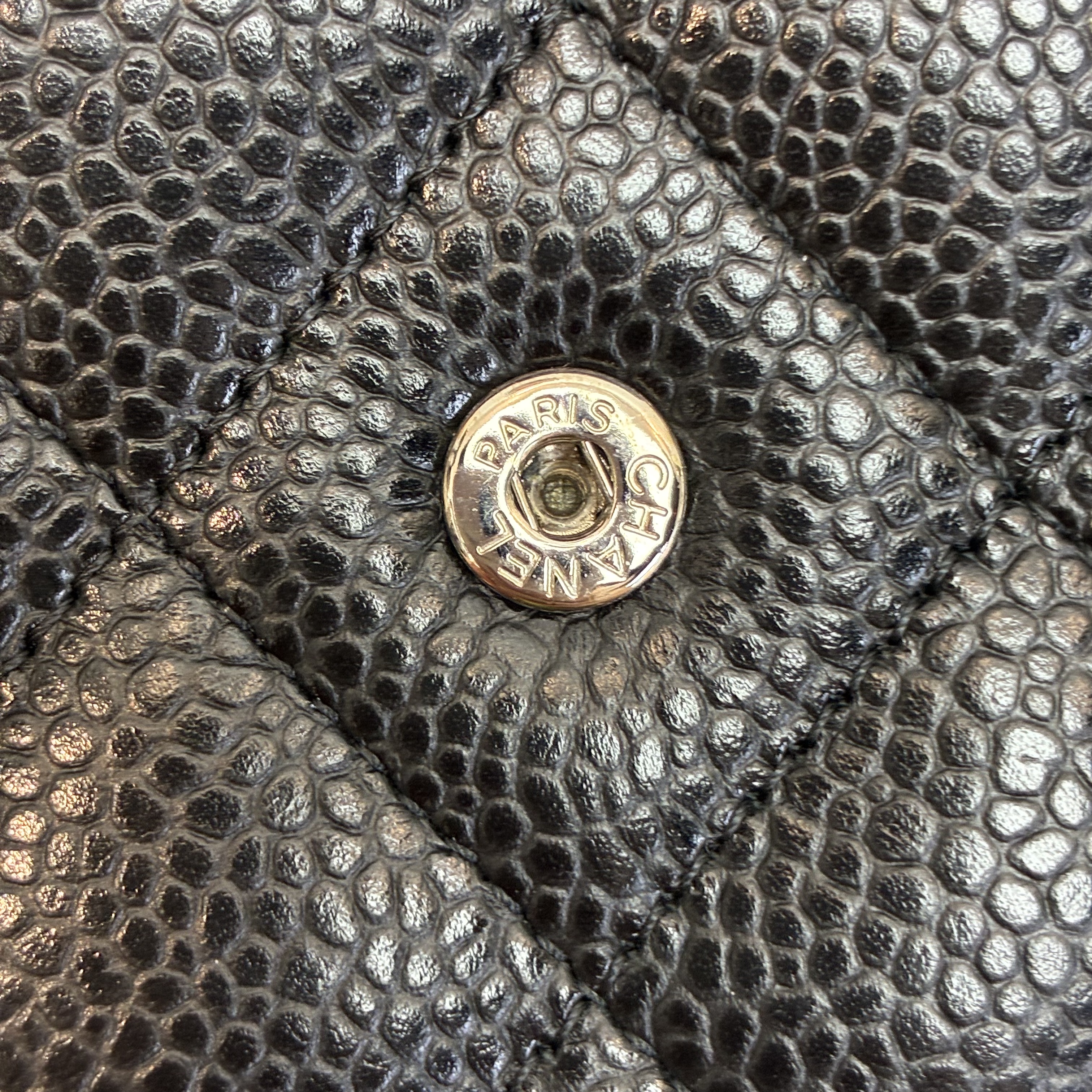 Chanel WOC 荔枝紋牛皮黑色經典🖤
