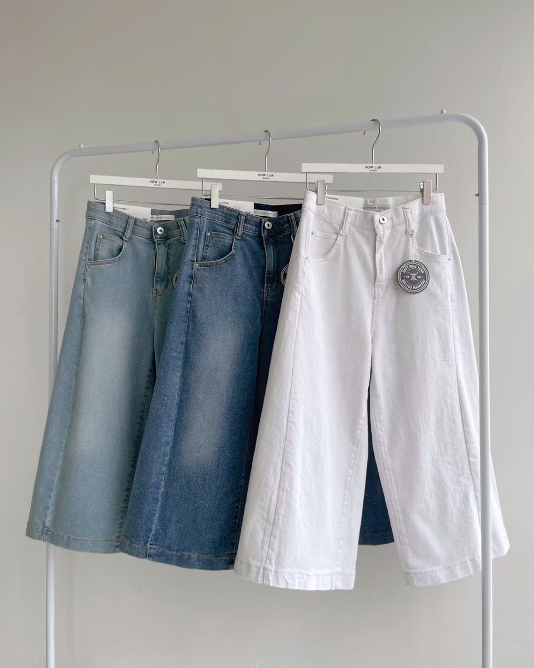 🇰🇷HL3055 拼接牛仔褲🇰🇷