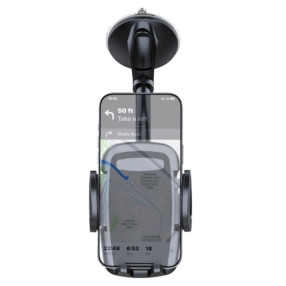 車載手機支架 擋風玻璃 出氣口 兩用 黑色 UB0251