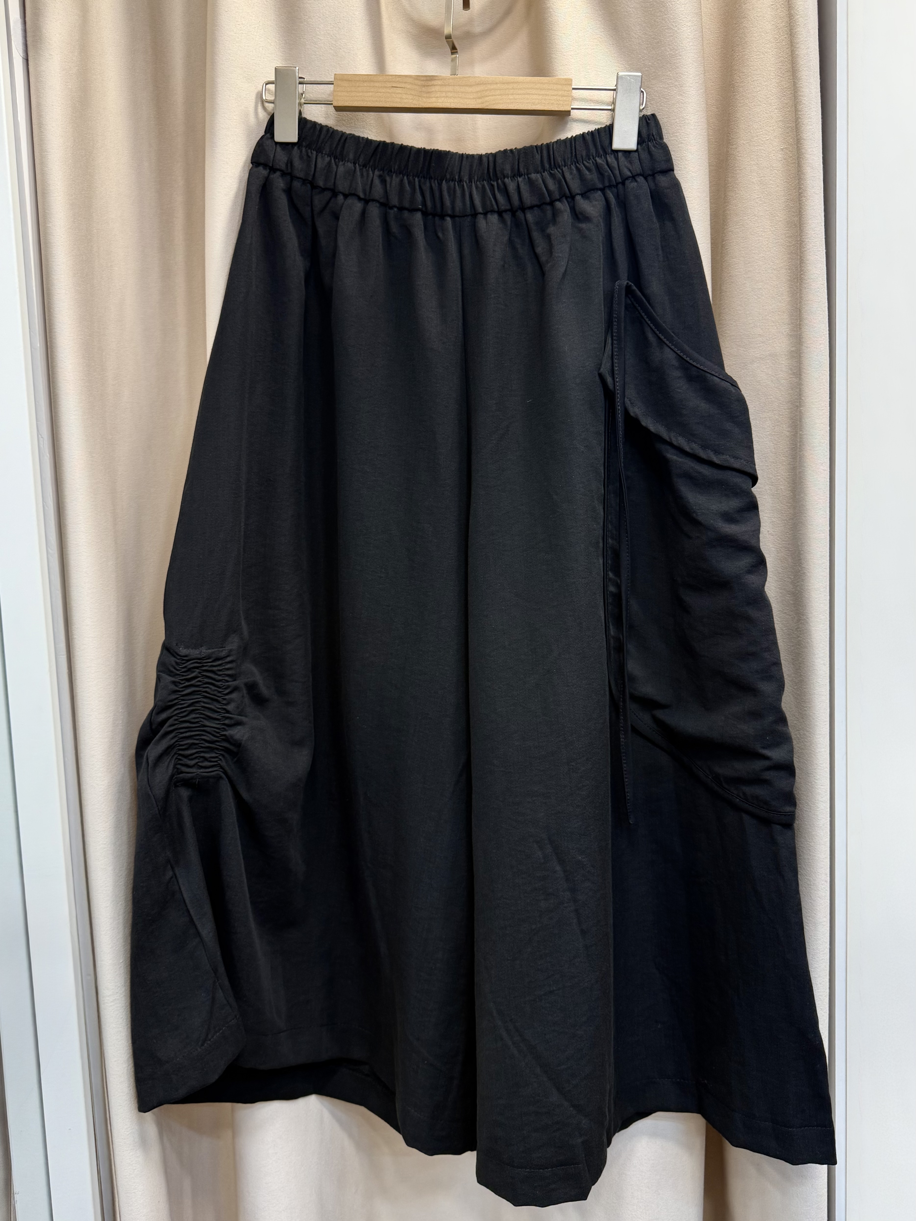 全橡筋腰七分裙褲 M491 416975289