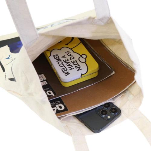 🆕【⭐訂購⭐】🇯🇵日本直送 #龍珠 #筋斗雲 刺繡印花 有機棉 tote bag🌀 [ELAD-0270][260212]