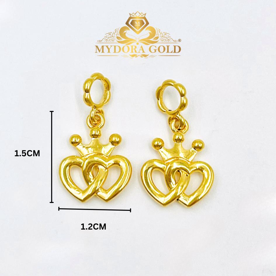 MYDORA Loket Double Love Crown (5G) l EMAS 916/22K