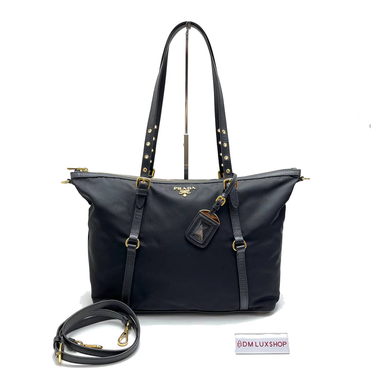 Prada Tessuto Saffiano Nylon Tote Bag