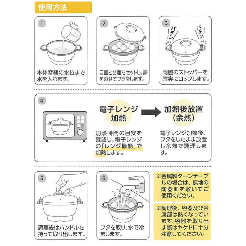 🔥🔥【日本製《和平》微波爐大容量 7入簡易烚蛋器】