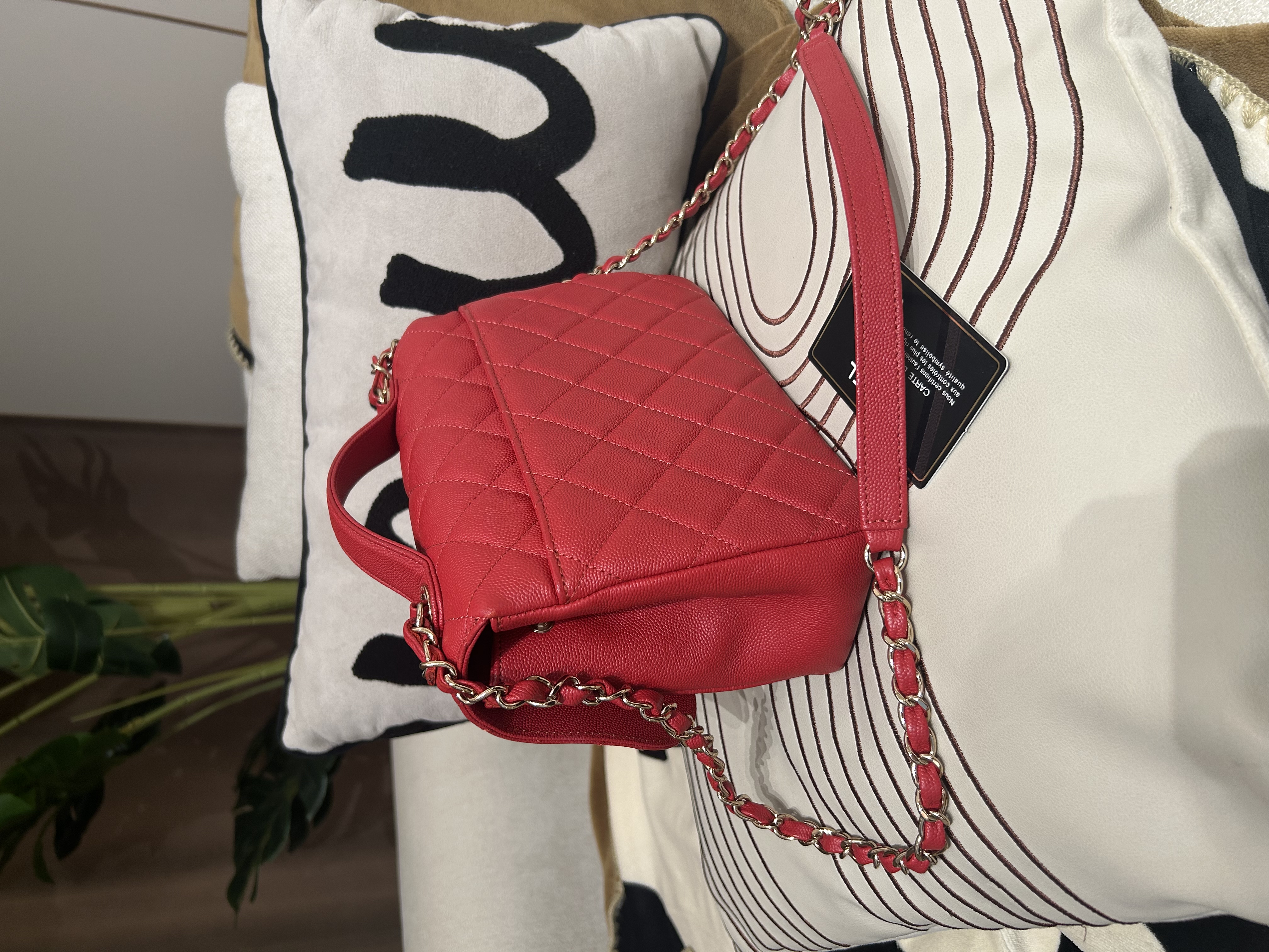 CHANEL Business Affinity 2way bag A93607 荔枝牛皮 100%Authentic, 98%New ✅28card✅Box