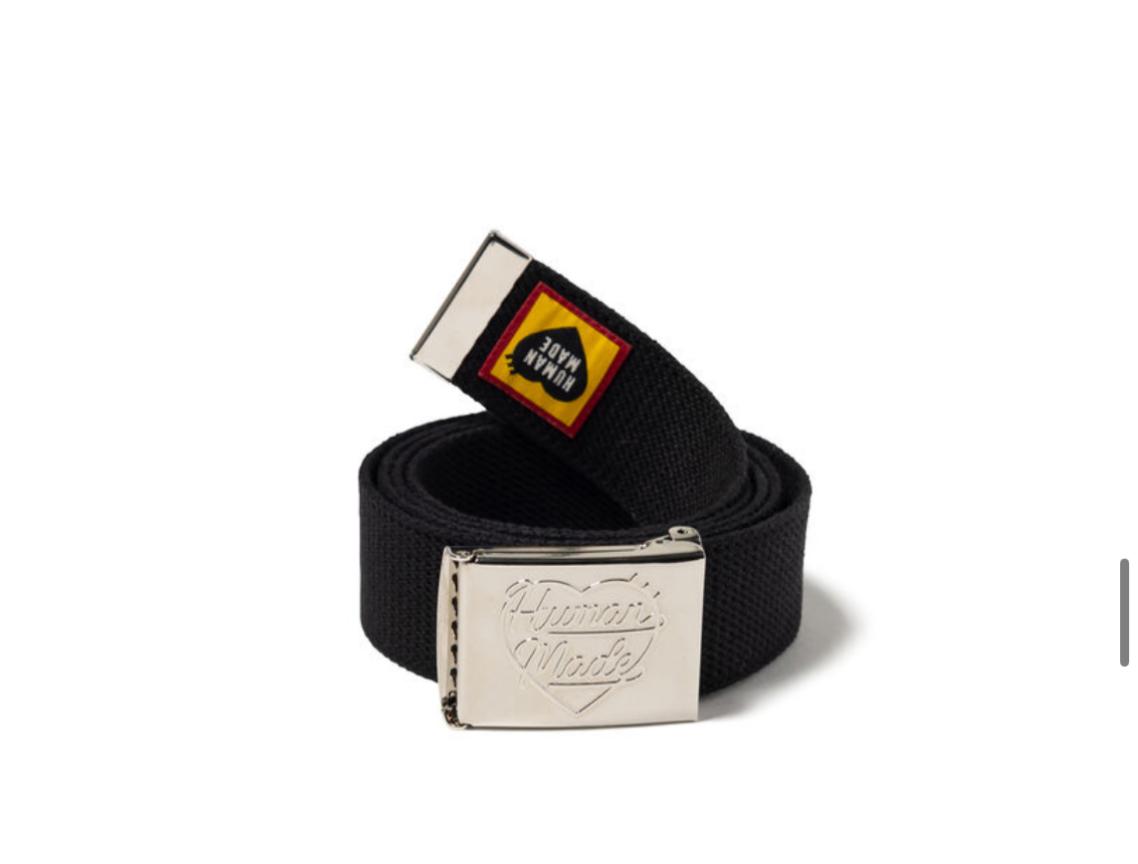 Human made web belt Black