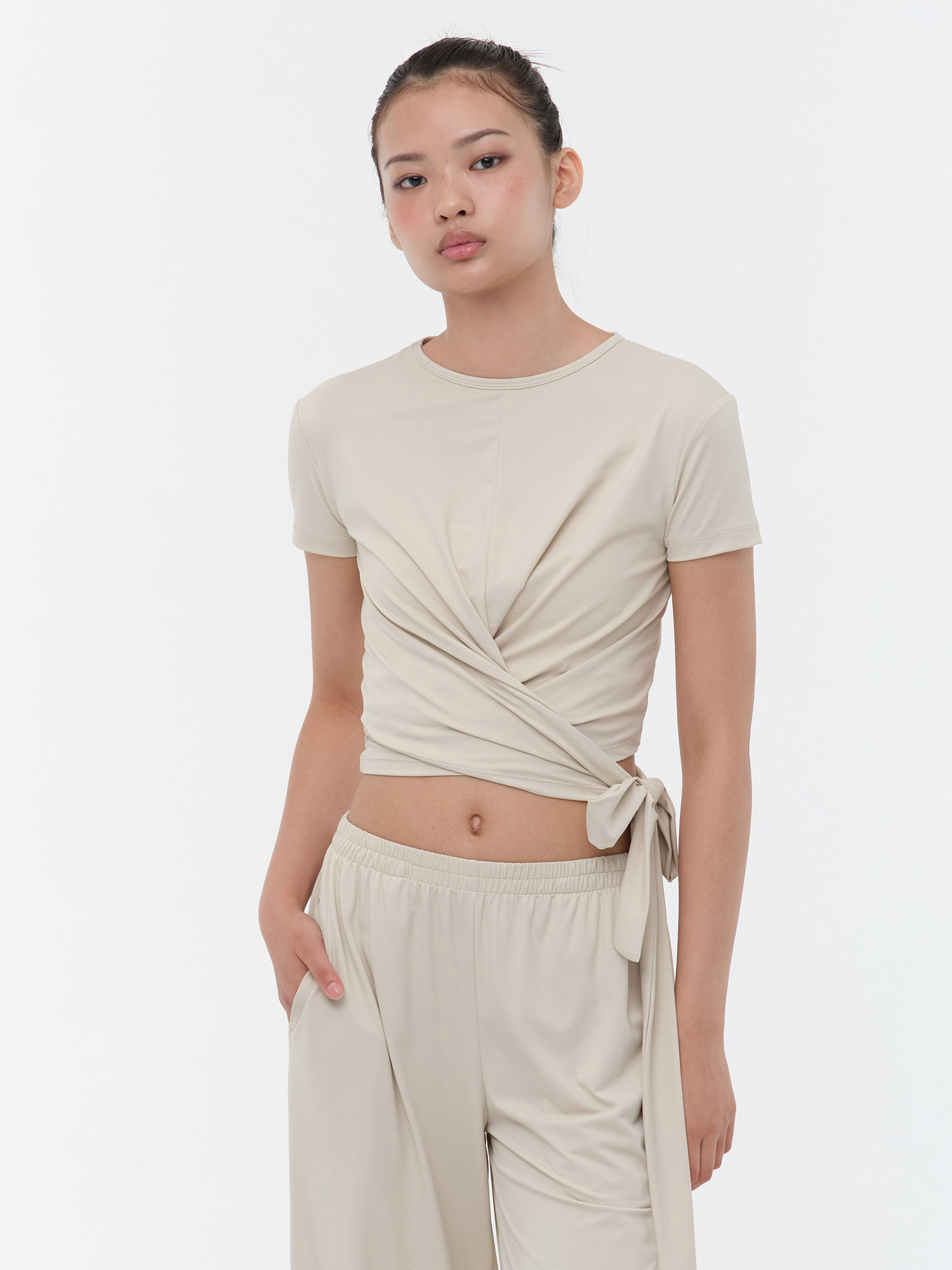 預購_Cooling Banding Wide Pants  by Conch