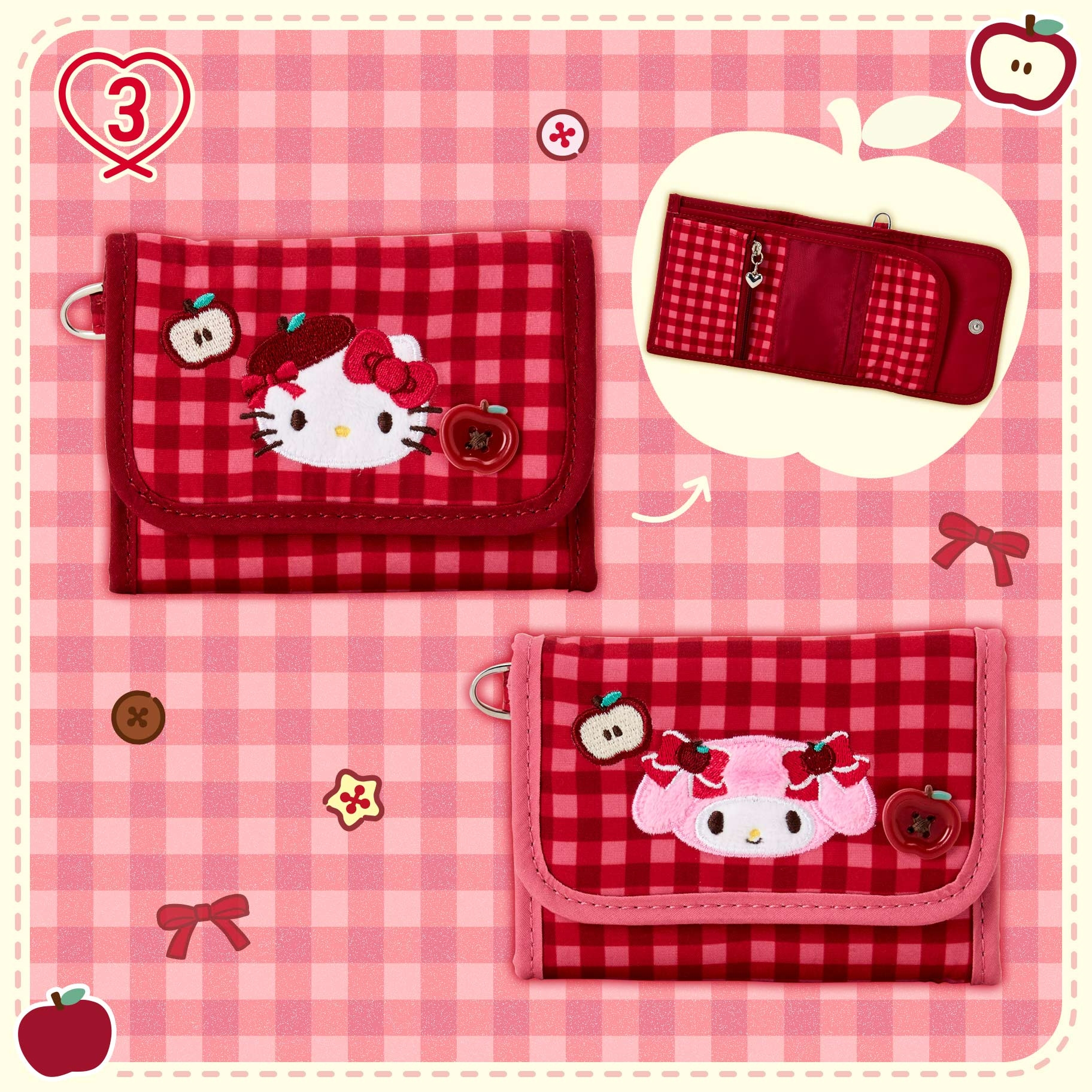 🌸 【預訂】Autumn Apple Series-No.3-Wallet 