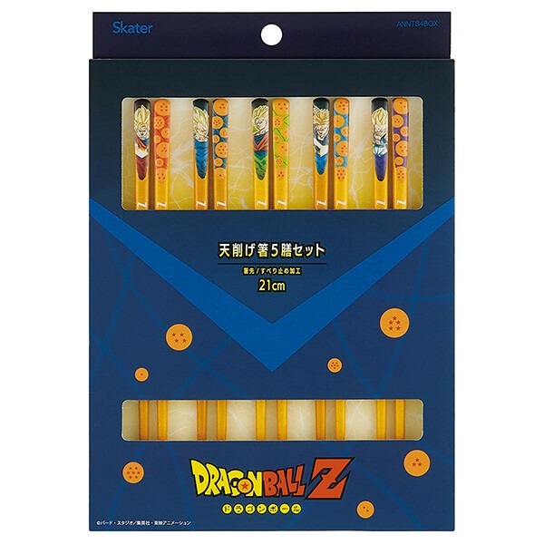 Skater Dragon Ball龍珠筷子 5對裝 - 02260064
