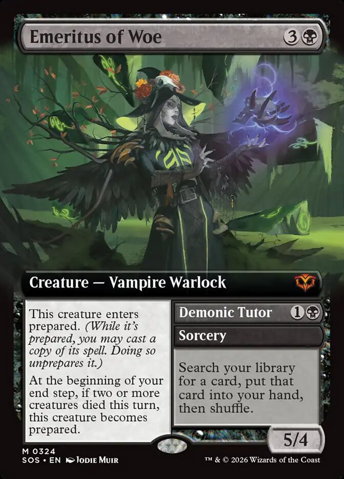 [EN] Emeritus of Woe // Demonic Tutor [SOS-324] M
