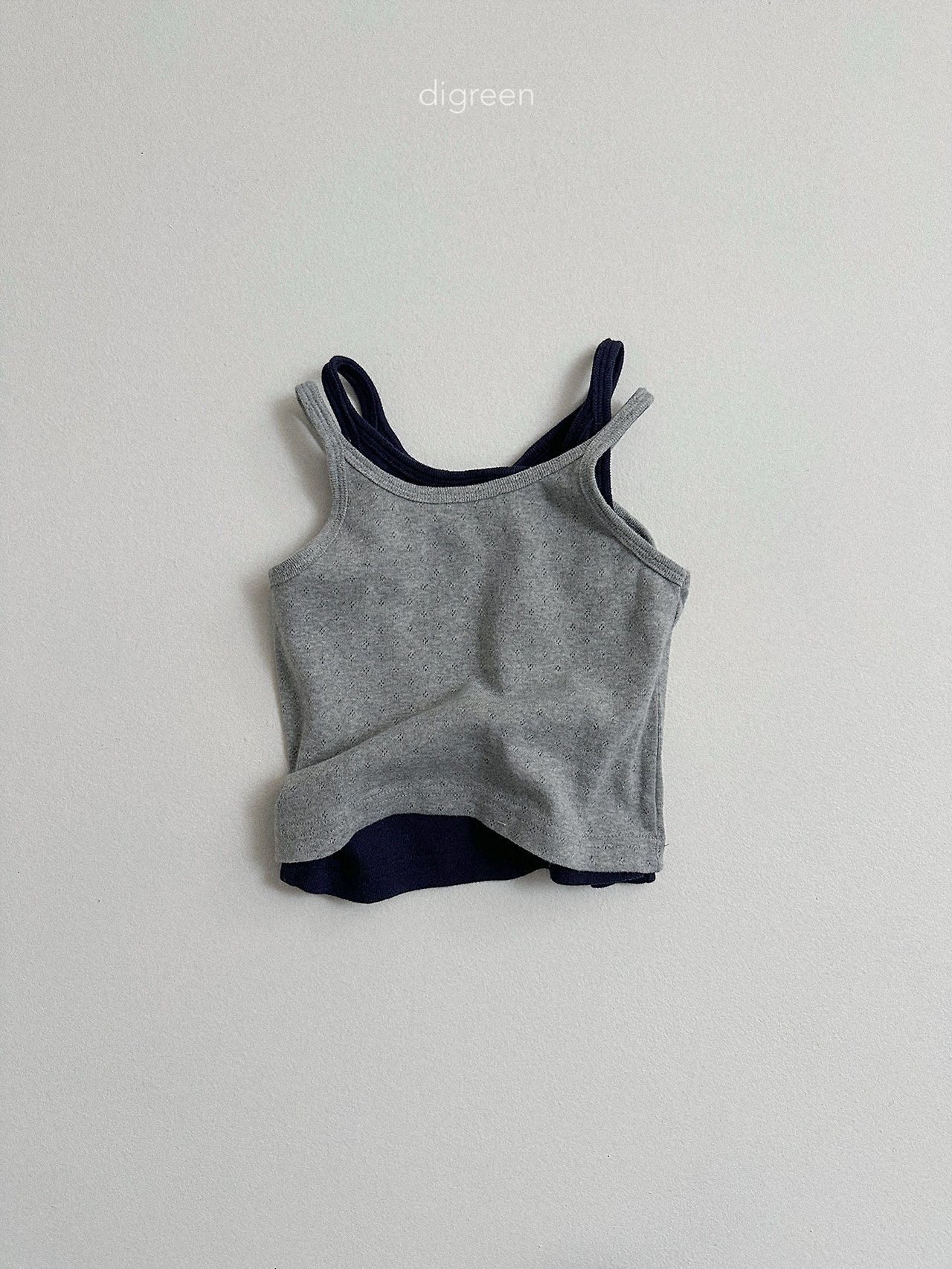 Digreen | sleeveless (Green/Skyblue L105-115/Ivory M95-100)