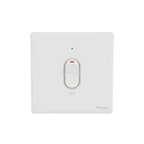 施耐德 Unica X 皎月白 50A單位 燈曲