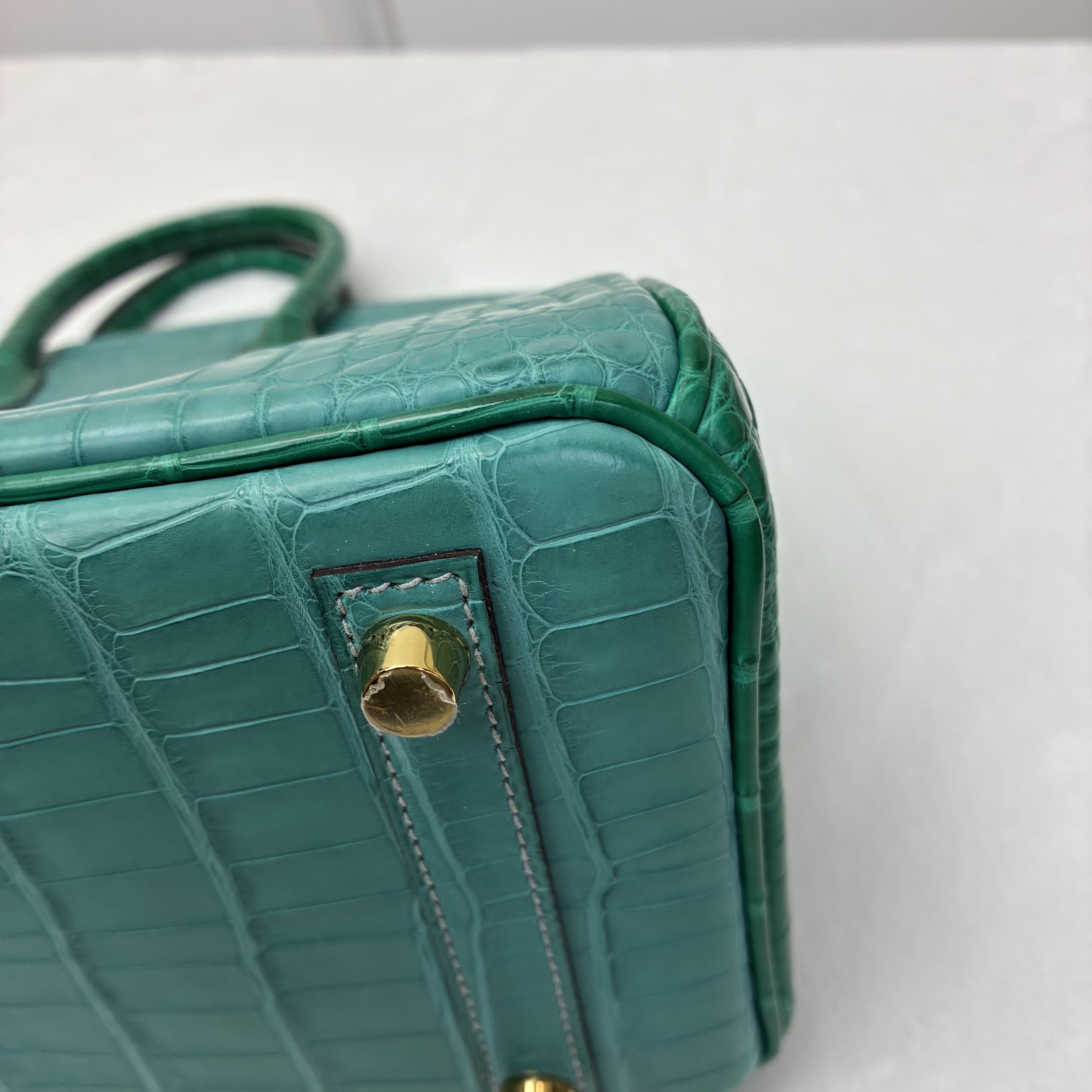 Full set Hermes鱷魚皮BK 25 ‘so特制款’