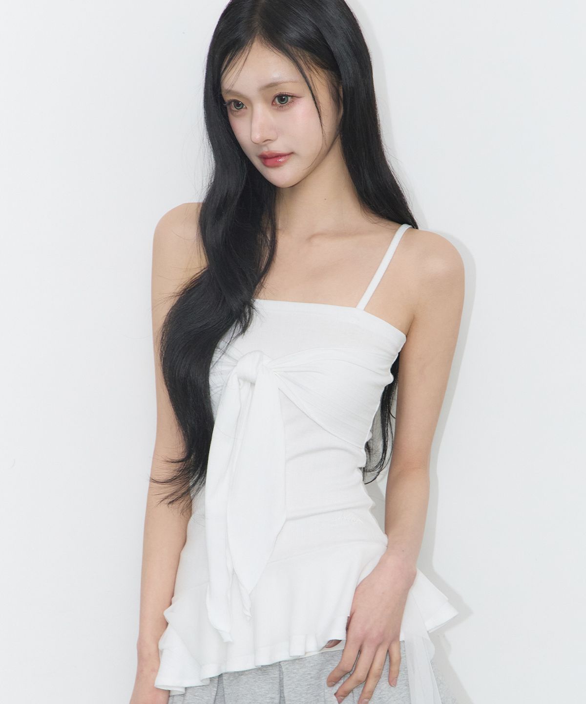 🇰🇷訂購｜ILLIGO 26SS｜Ribbon tie sleeveless 3色 