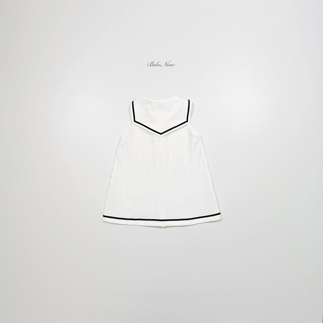 ☀️預訂 韓國直送☀️🇰🇷Bebenine兩色海洋風水手領巾背心連身裙