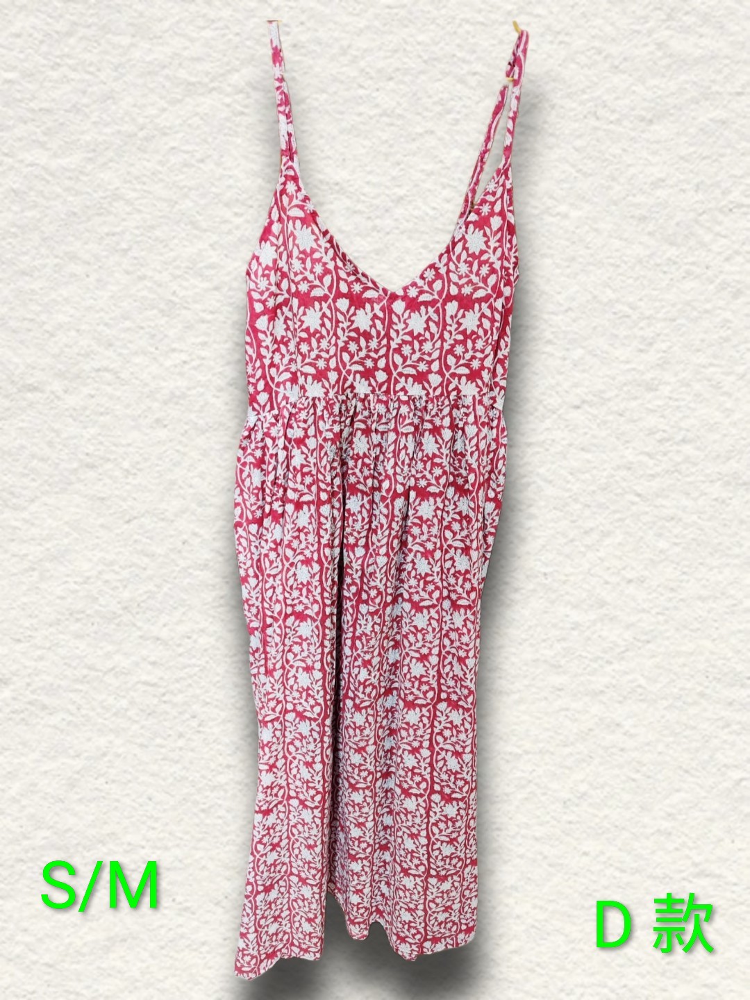 印度木刻印花背心裙