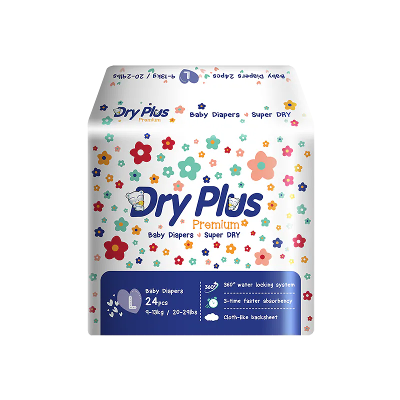 Dry Plus 嬰兒紙尿片 (大碼) 24片