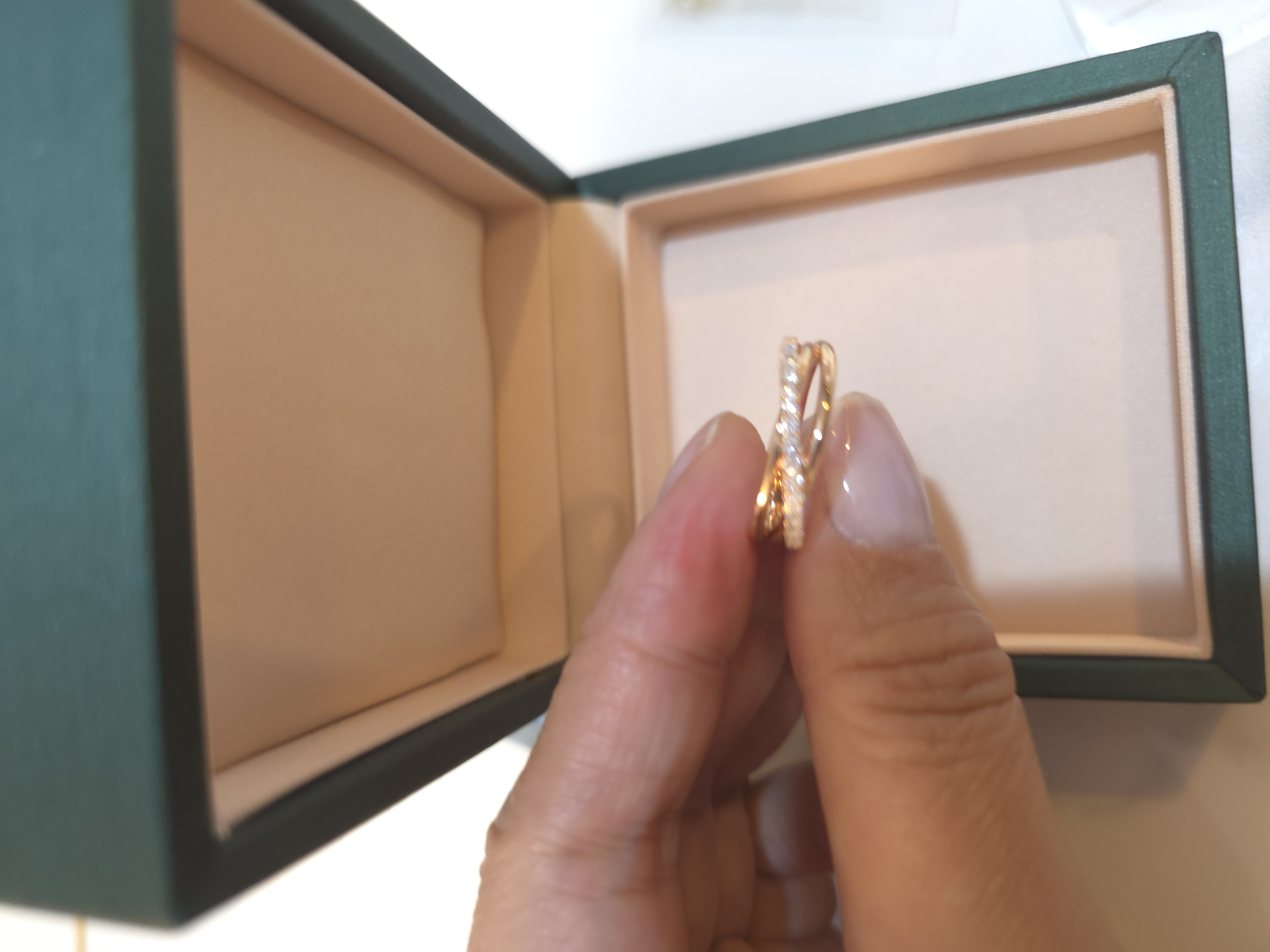 18K 培育鑽石戒指 d0.25 G3.55g S14