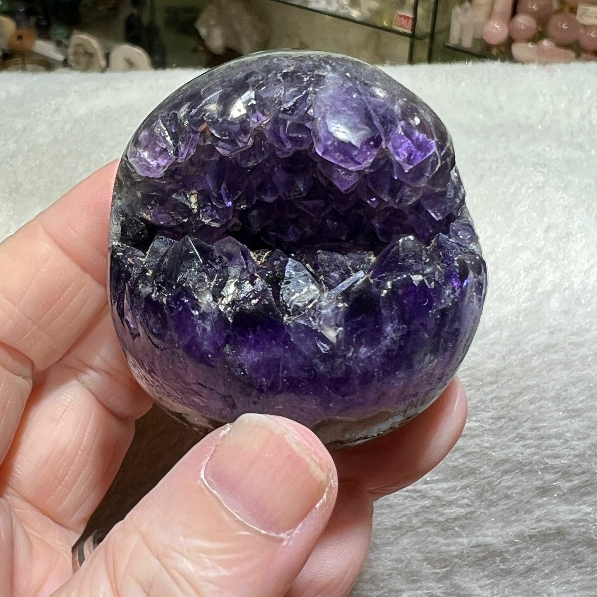 紫晶開口笑 4.7cm+/-