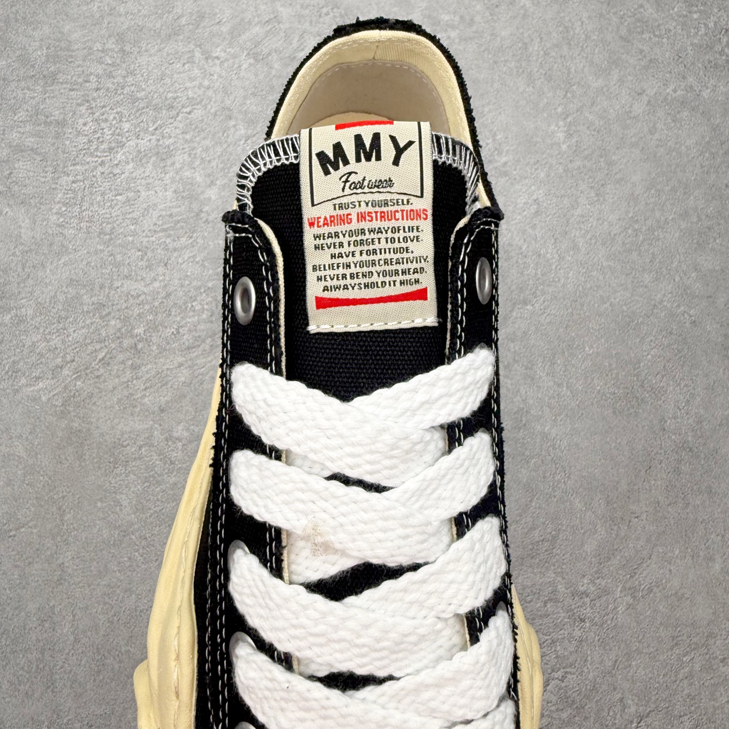 Maison Mihara Yasuhiro MMY "Hank" OG Sole Canvas Low-top Sneaker