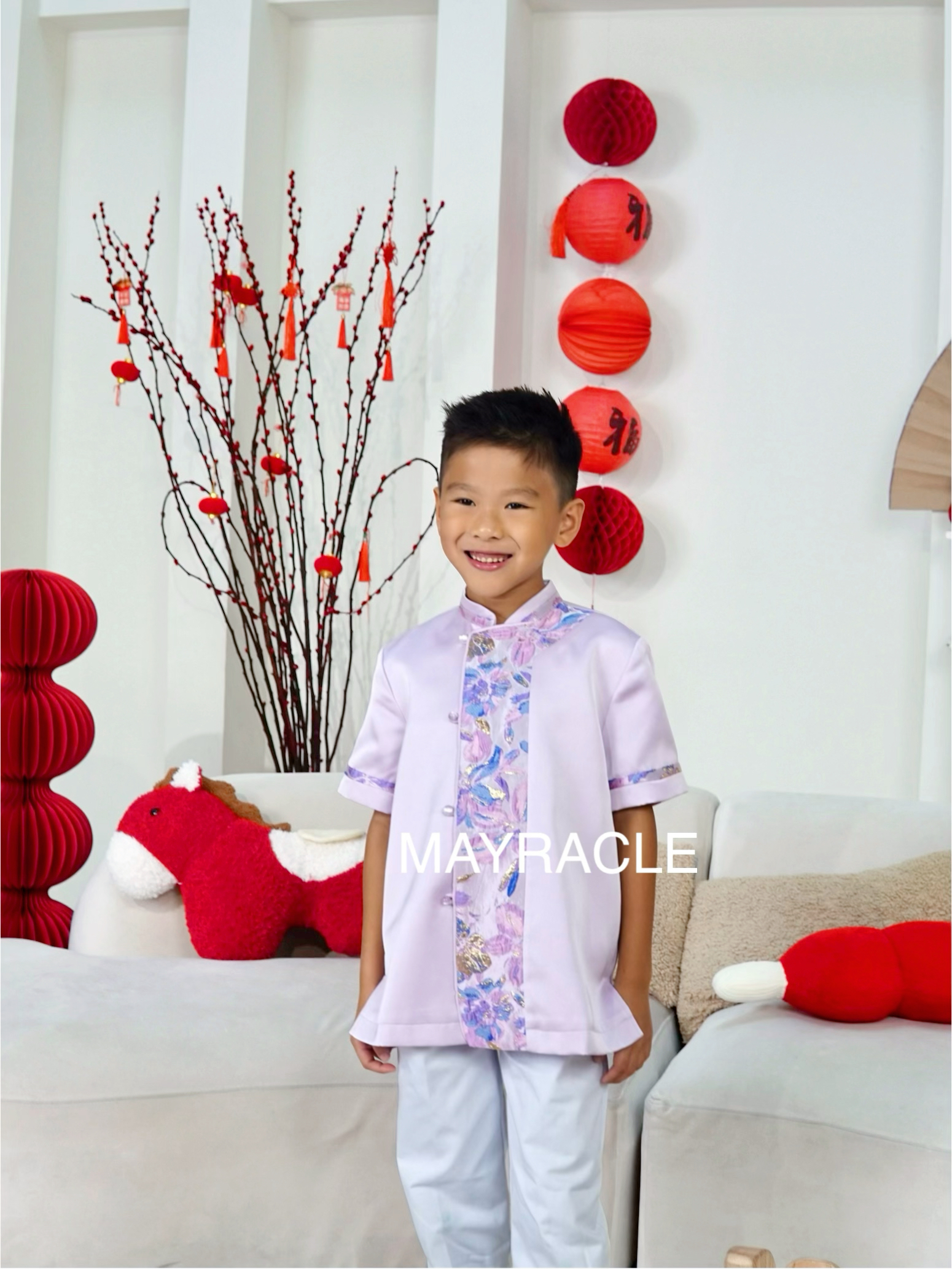 [PRE-ORDER] CNY 2027 Hua (华) Boy Shirt