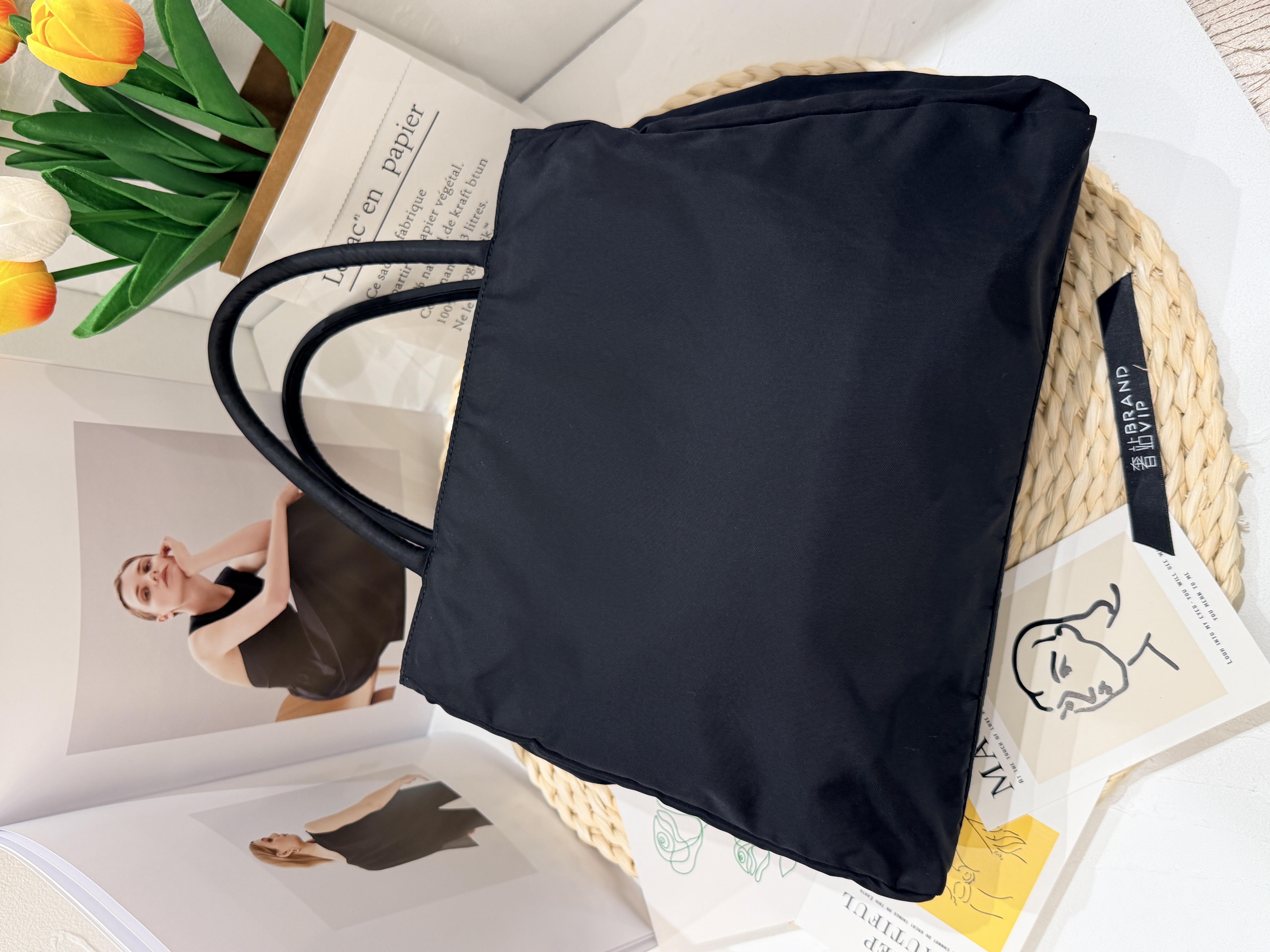 Prada Nylon Tote Bag