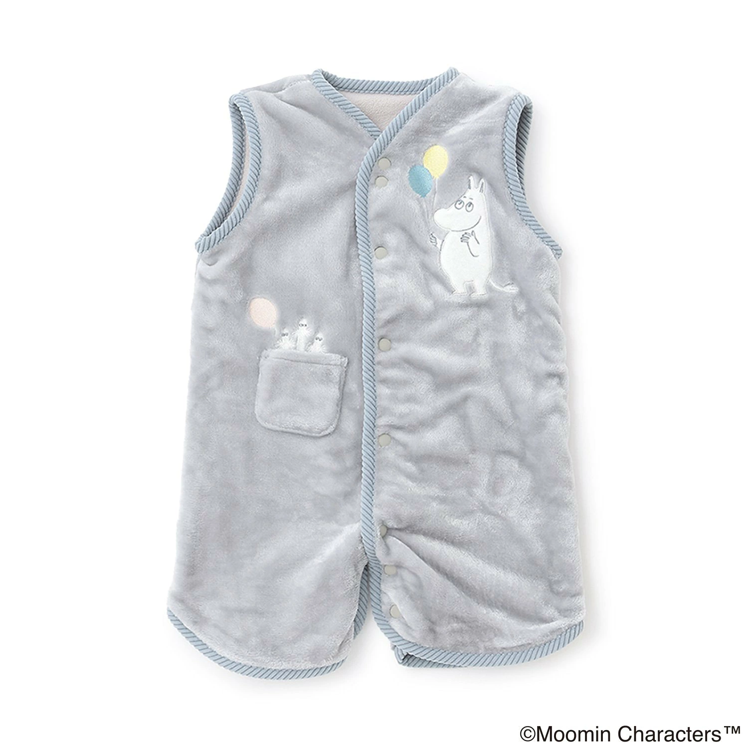 🆕【⭐訂購⭐】🇯🇵日本直送 🌀#Moomin 絨毛 2way 背心睡袋 / 連身衣🌀 [ELIA-0018][261004]