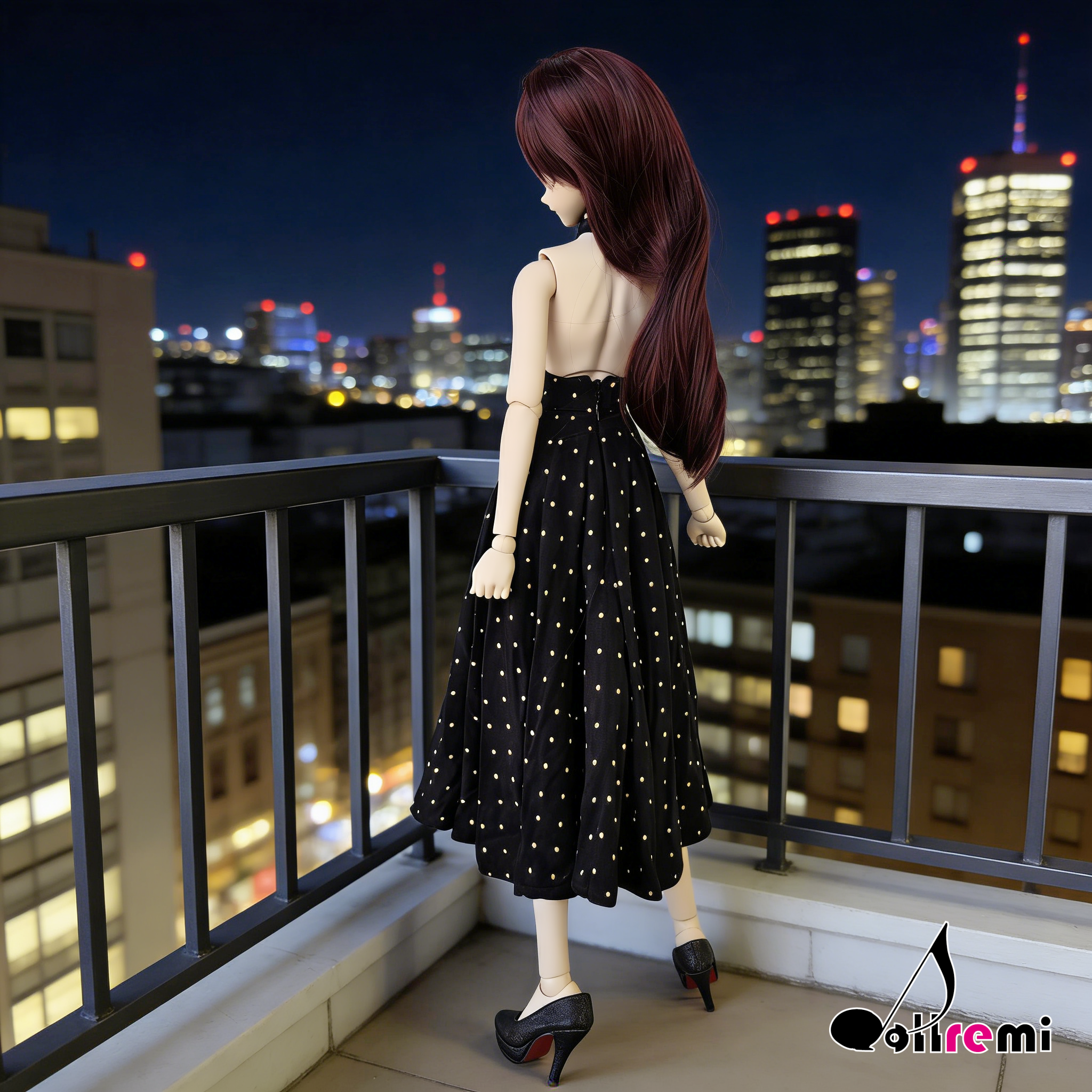 【dollremi】(DD0283D) 開胸長裙 Open chest Long Dress