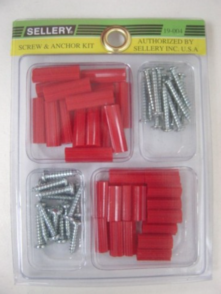 Sellery什錦螺絲 銅牙連膠的Y19004