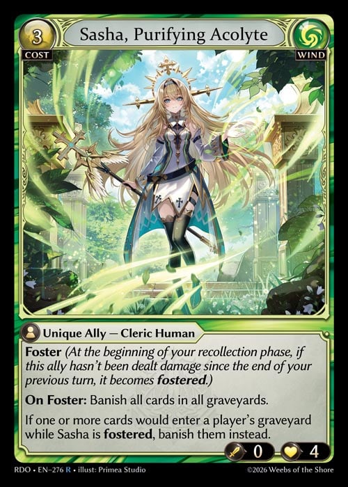 Sasha, Purifying Acolyte / RDO-276 (R)