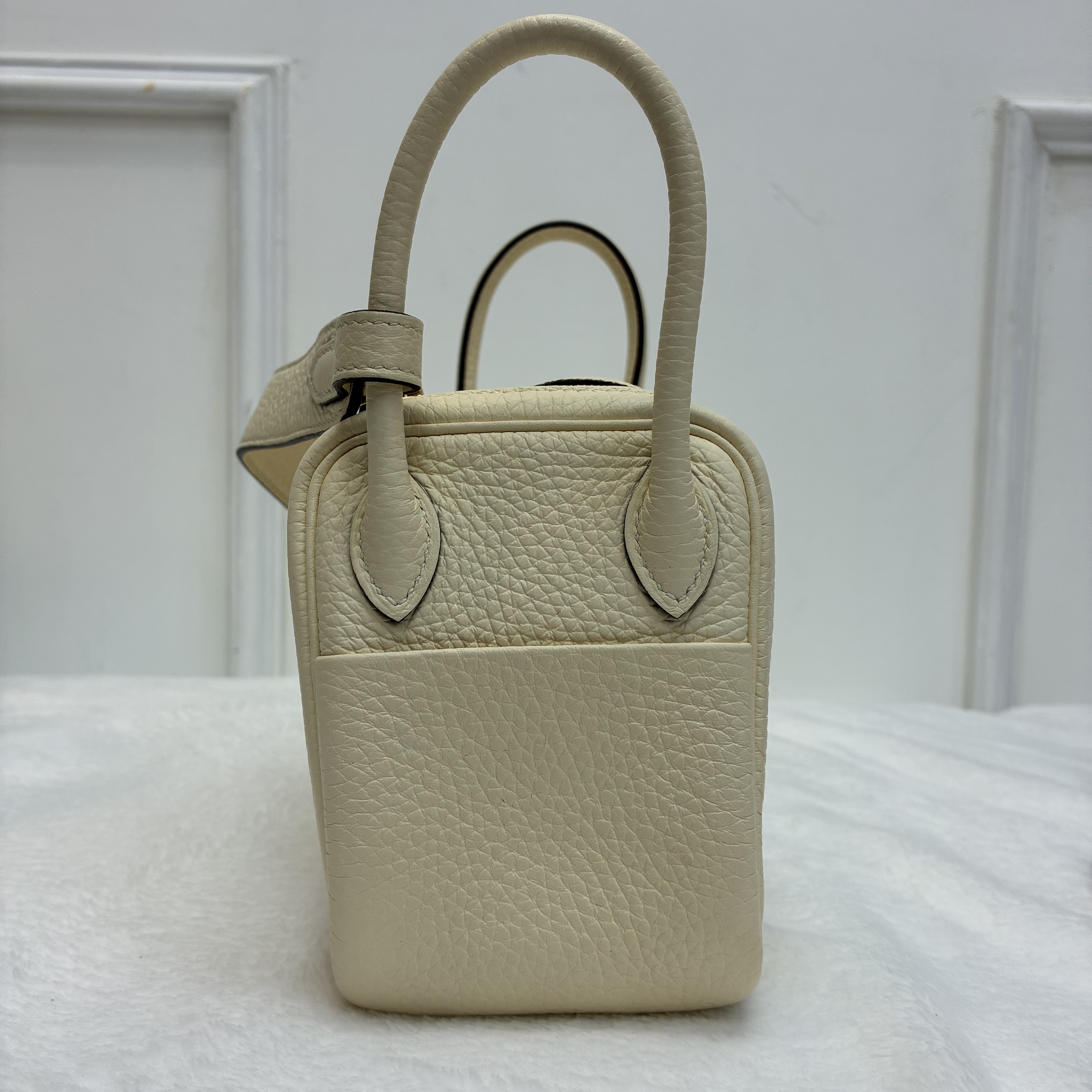 Hermes Mini Lindy 二代 TC皮奶油白🤍 熱門款愛馬仕 Mini Lindy