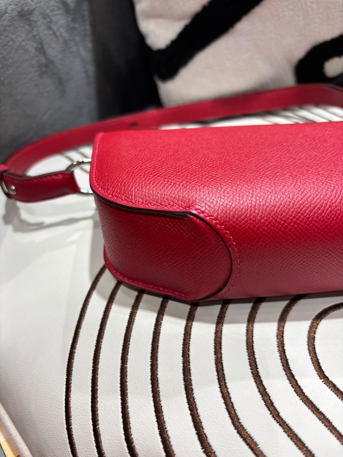 Hermes cherche midi mini shoulder bag STAMP A Epsom 牛皮 100%Authentic, 95% new ✅dust bag 