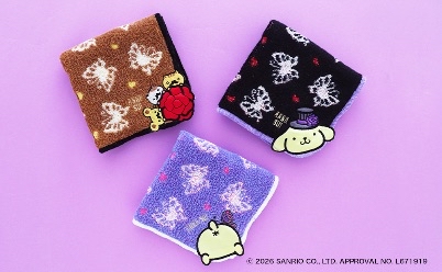 🎀【預訂】Anna Sui x Pompompurin 蝴蝶圖案毛巾 T