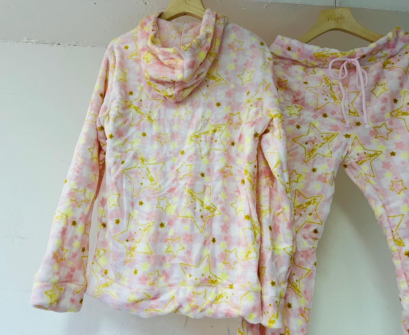 🎌日本直送🎌 Little Twins Stars 有帽珊瑚絨運動服套裝